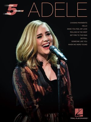 cover image of Adele--Five-Finger Piano